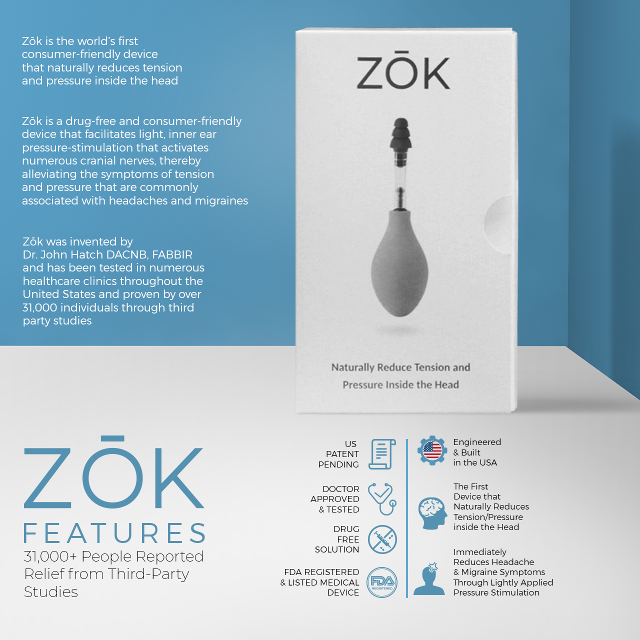 BUY ZŌK: Naturally Reduce Tension & Pressure Inside the Head